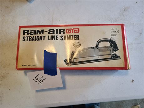 Ram-Air Straight Line Sander Model#2528