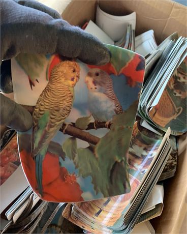 Vintage 3D Postcard Lot - Beagles, Parakeets, Landscapes & More