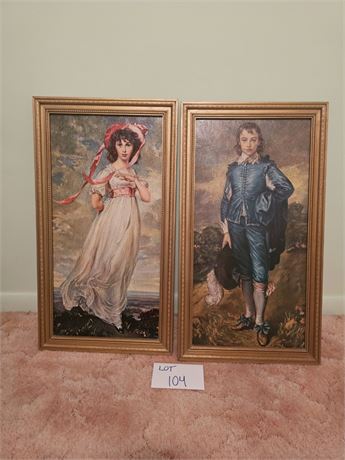 Vintage Art Prints- Blue Boy & More
