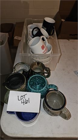 Mixed Lot Of Coffee Mugs , Cups & Bowls