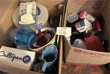 Large Lot of Miscellaneous Kitchenware