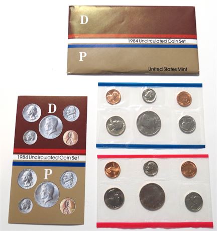 1984 Uncirculated Coin Set