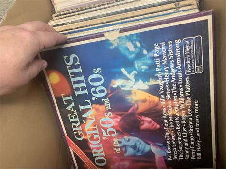 Record Album Lot - Music From 50, 60s, 70s, 80s