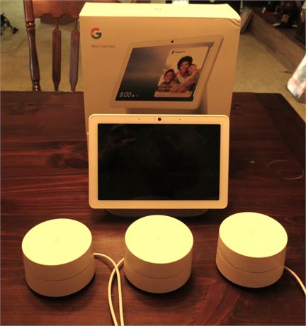 Google Nest Hub Max & Wifi Routers