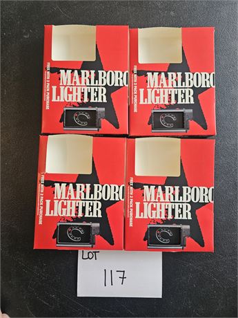 Marlboro Wild West Lighters x4