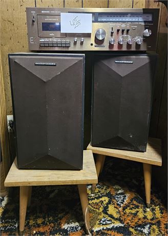 Panasonic Stereo Tape Deck W/ Marantz Speakers