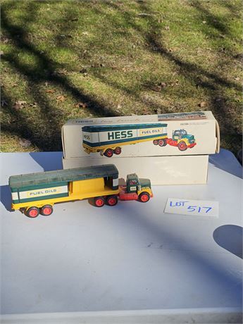 Vintage Hess Semi Truck - Toy Truck in Box