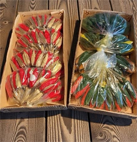 Inarco Decorative Corn Cob Bundles - 8 Boxes (Multiple Colors/2 Styles)