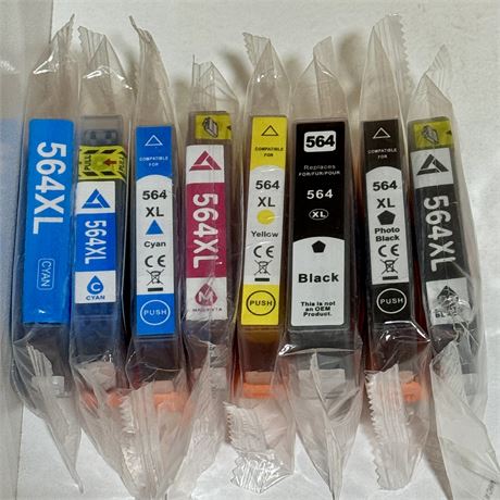 564 XL Ink Cartridges - Mixed Lot - New/Unused