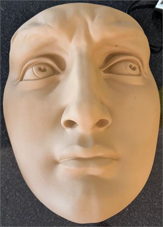 Vintage Michelangelo's Face Wall Sculpture 1980's