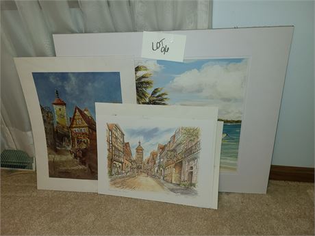 Nice Lot of Mixed Art Prints : Different Colors/Themes & Styles