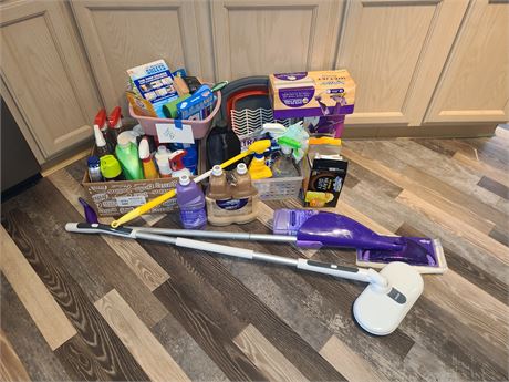 Cleanout: Swiffer Wet Mop/Dry Mop/Pads/Refills/Cleaners/Chemicals & More