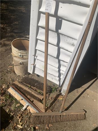 Vintage Push Broom Lot