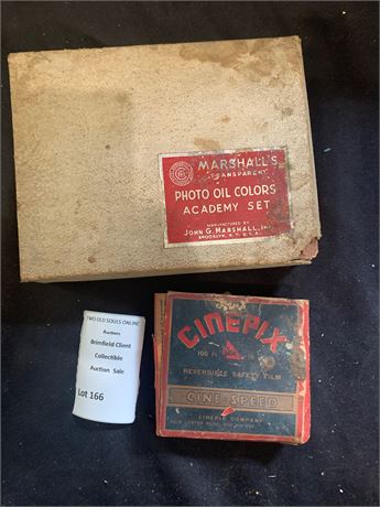 Marshall's Transport Photo Oil Colors Academy Set & Cinepix Reversible Safe Film