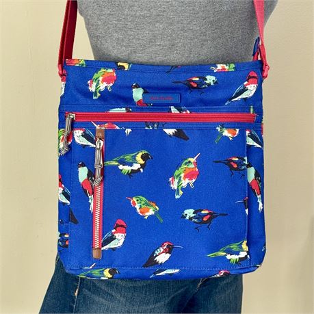 Vera Bradley Lighten Up Bird Print Purse w/ Adjustable Strap - 11 x 2 x 11"