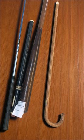 Tour AD Accuracy & Distance YS" Golf Shaft, Ornately Carved Wood Cane & More