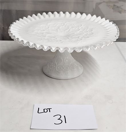 Fenton Spanish Cake Plate