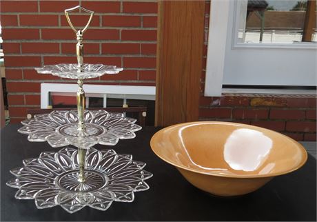 Cowan Bowl, 3 Tier Serving Dish