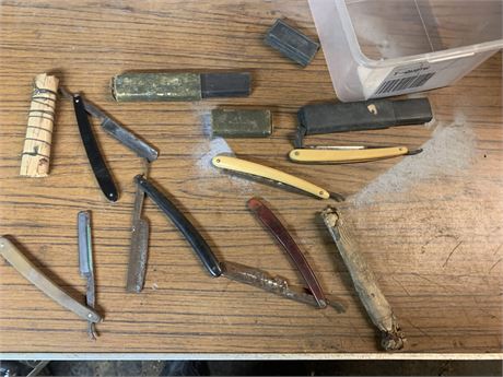 Vintage Straight Razor Lot