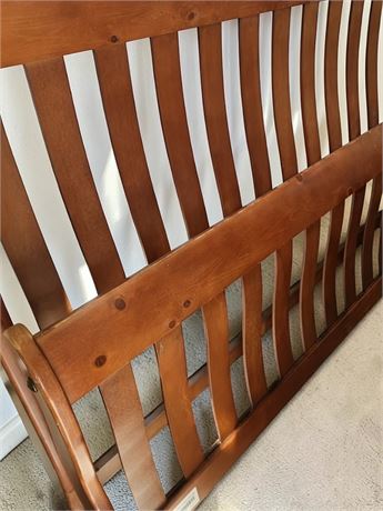 Progressive Furniture Wooden King Sleigh Headboard & Footboard
