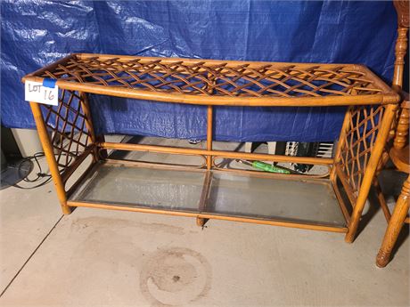 Rattan Couch Table