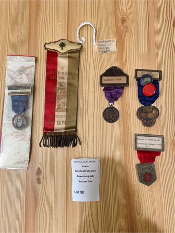 United Lutheran Church in America Metal, Commemorative Hungarian Catholic Ribbon