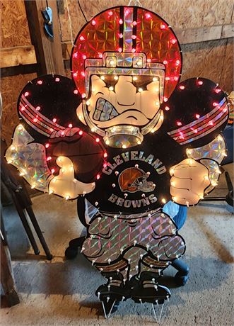 Brown's Player Light Up Sign