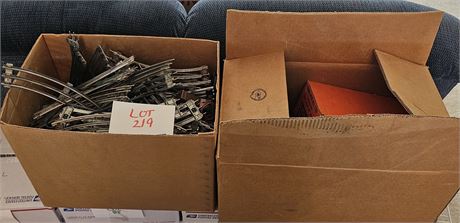 Lionel O Gauge Large Lot Of Track, Switches, Clips & More