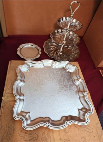 Silver Plated Trays