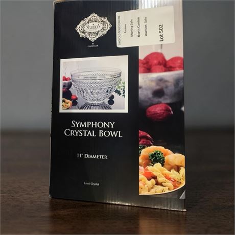 Symphony Crystal Bowl by Shannon by Godinger (Original Box)