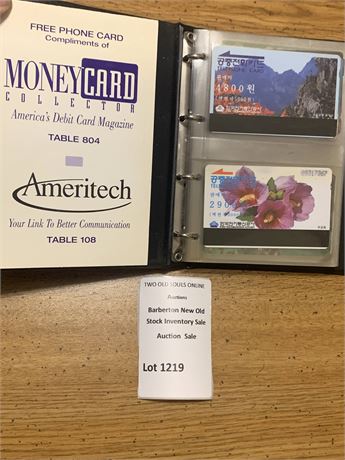 VintageTelephone Card Album - South Korea, British, New Zealand Telecoms & More