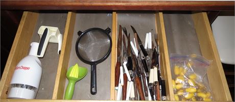 Kitchen Drawer Cleanout: Utensils, Cutlery, etc