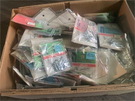 Metal Fastener Lot - Wood screws, Machine screws, Hollow Wall Anchors & More
