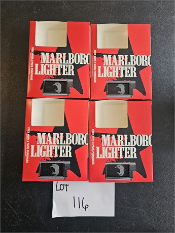 Marlboro Wild West Lighters x4