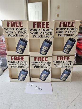 Basic Cigarettes Brand Water Bottles x6