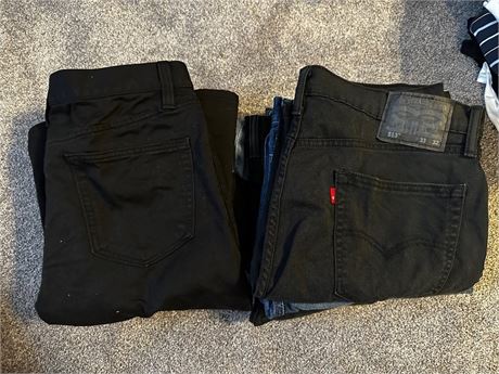 Levi, Banana Republic and Kenneth Cole Reaction Mens Jeans