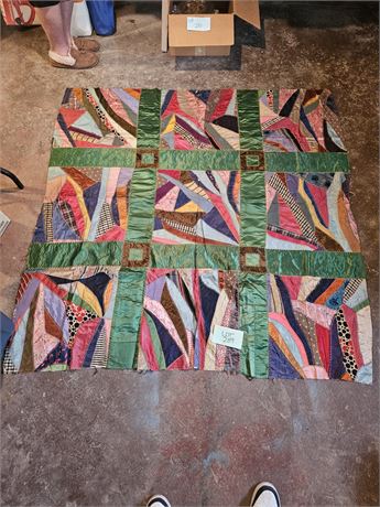 Antique Crazy Quilt Top