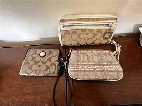 Coach Wallet and wrist bags