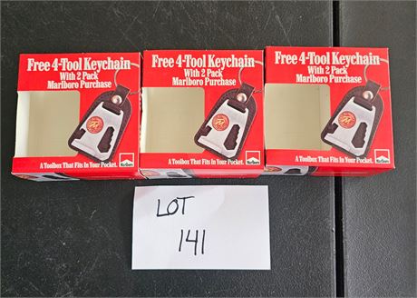 Marlboro 4 Tool Keychain Old Store Stock