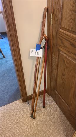 Mixed Walking Canes & Walking Sticks