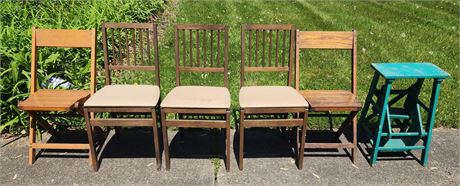 Folding Chairs, Step-Stool