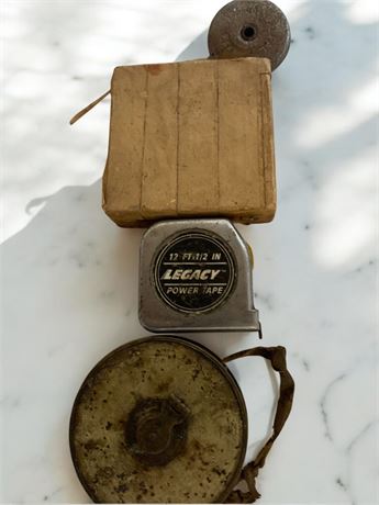 Vintage RewIndable Tape Measure Lot - Legacy Brand & More