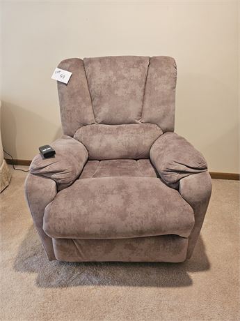 Cannon Light Brown Power Lift Recliner