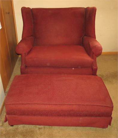 Oversize Chair & Ottoman