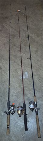 Closed Faced Fishing Rods & Reels