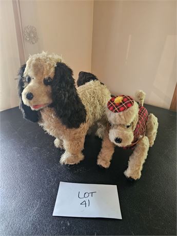 Vintage Battery Op Toy Dogs