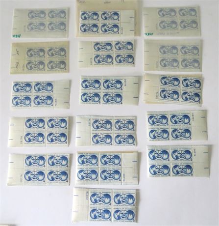 1960 4 Cent Wheels Of Freedom Stamps