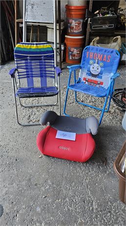 Child's Standard Size Chairs & Cosco Booster Seat