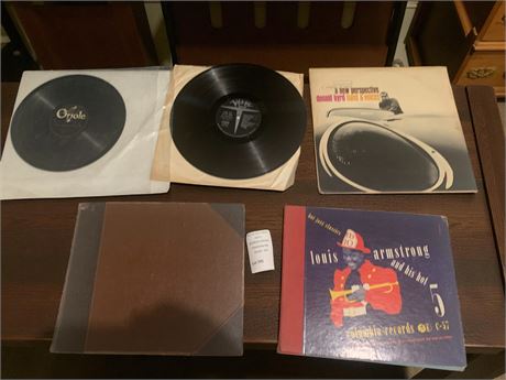Louis Armstrong, Donald Byrd, Wes Montgomery, Dixie Jazz Band Album Lot