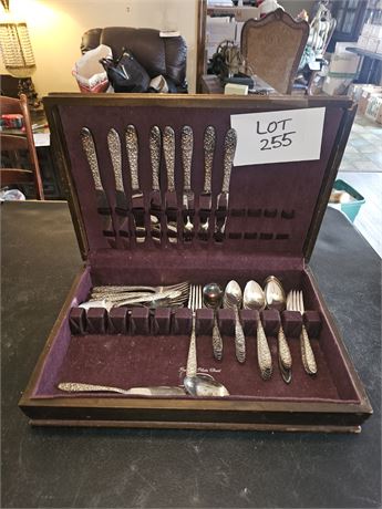 National Silver Co "Narcissus" Pattern Flatware Set